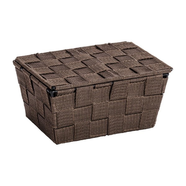 Brūns grozs ar vāku Wenko Adria, 14 x 19 cm-image-2