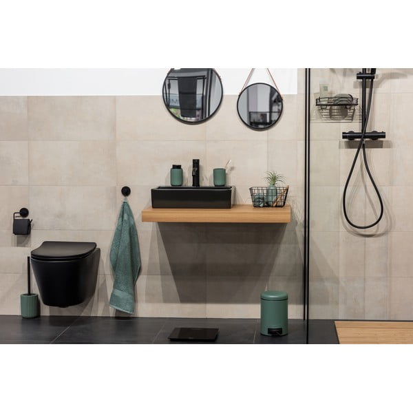 Zaļš keramikas trauks zobu birstēm Wenko Belluno-image-4