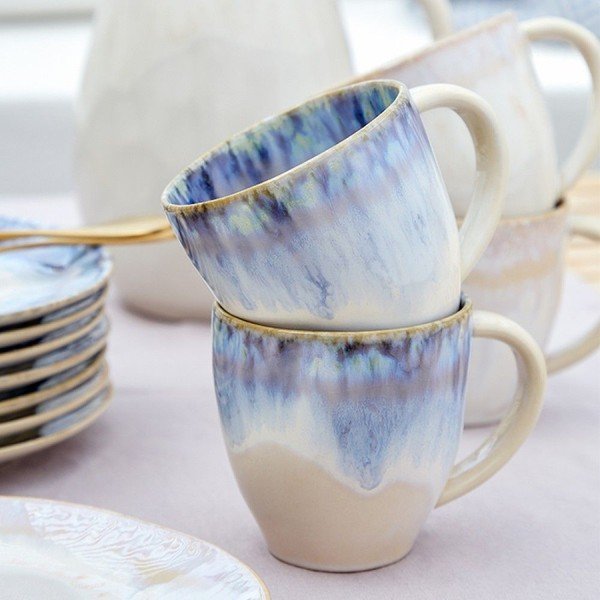 Zila keramikas krūze Costa Nova Brisa, 300 ml-image-1