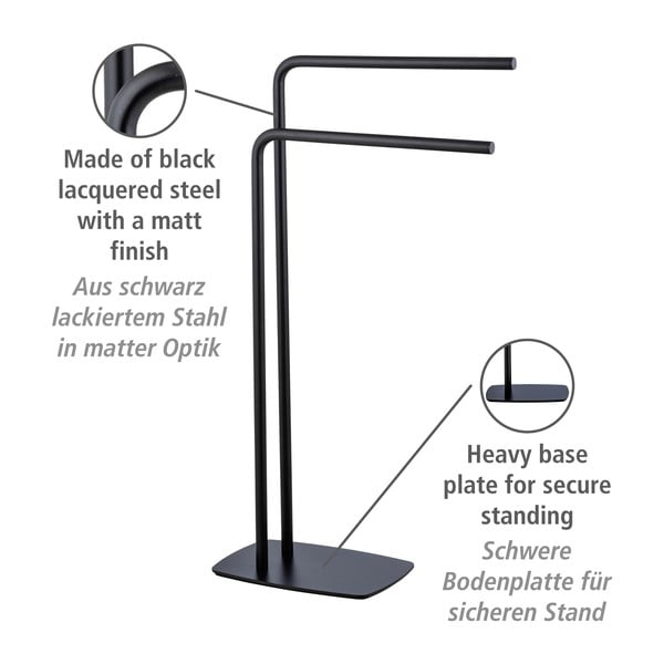 Tērauda dvieļu turētājs Iria – Wenko-image-4