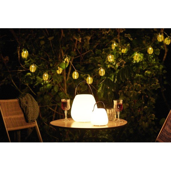 LED pārvietojams āra gaismeklis ar USB ø 13 cm Derry – House Nordic-image-1
