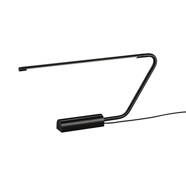 Melna LED galda lampa (augstums 33 cm) Olea – Trio Select-image-1