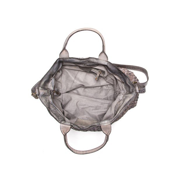 Ādas rokassoma Anna Luchini 14 Grigio-image-3