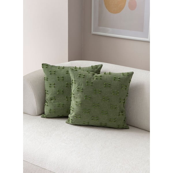 Spilvendrānas (2 gab.) 43x43 cm Tuffet – Mioli Decor-image-1