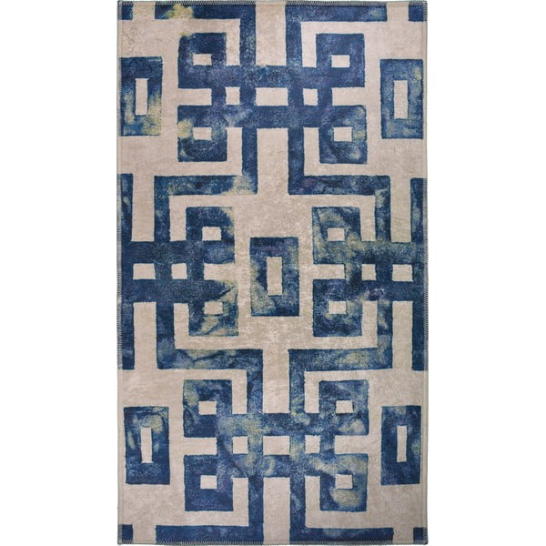 Zils/bēšs paklājs 140x80 cm – Vitaus