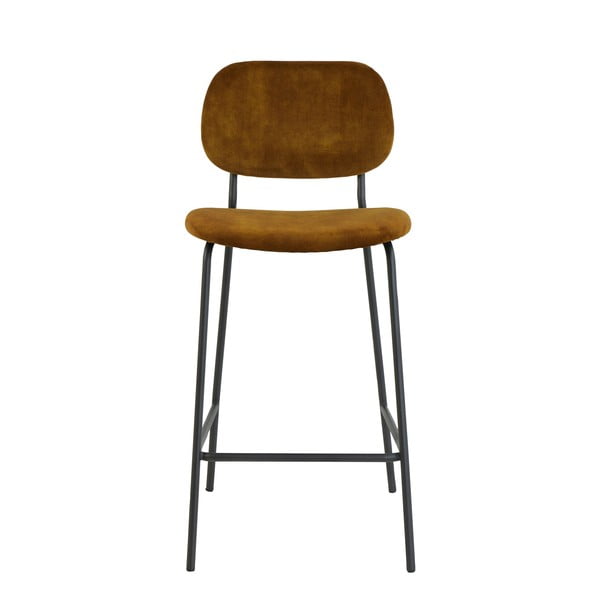 Sinepju dzeltens samta bāra krēsls 92 cm Emma – Light & Living-image-3