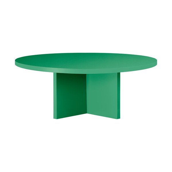 Zaļš apaļš žurnālgaldiņš ø 100 cm Pausa – Really Nice Things-image-4