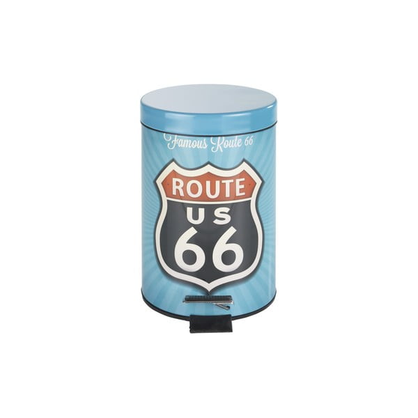 Wenko Route 66 retro atkritumu urna ar pedāļiem, 3 l