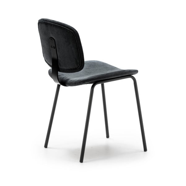 Melni pusdienu krēsli (2 gab.) Arus – Marckeric-image-4