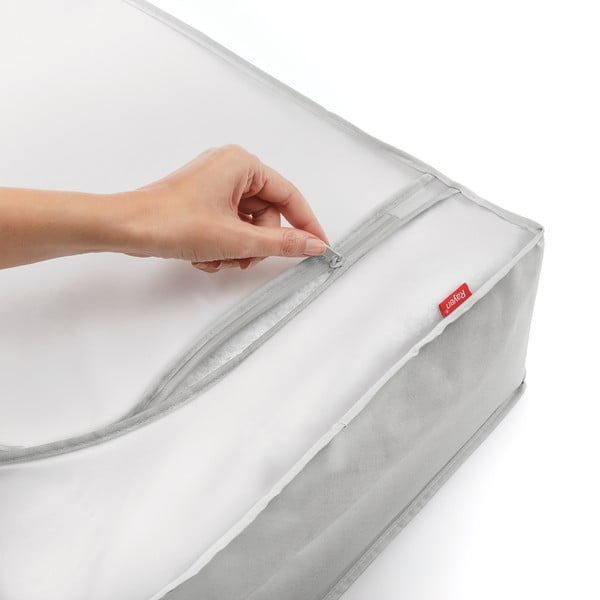 Tekstila uzglabāšanas kaste zem gultas ar stingrām malām – Rayen-image-2