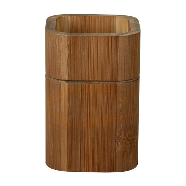 Brūns bambusa trauks zobu birstei Serro – Wenko-image-3