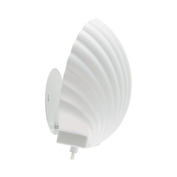 Balta akmensmasas sienas lampa ar vadu Shelly – Jotex-image-3