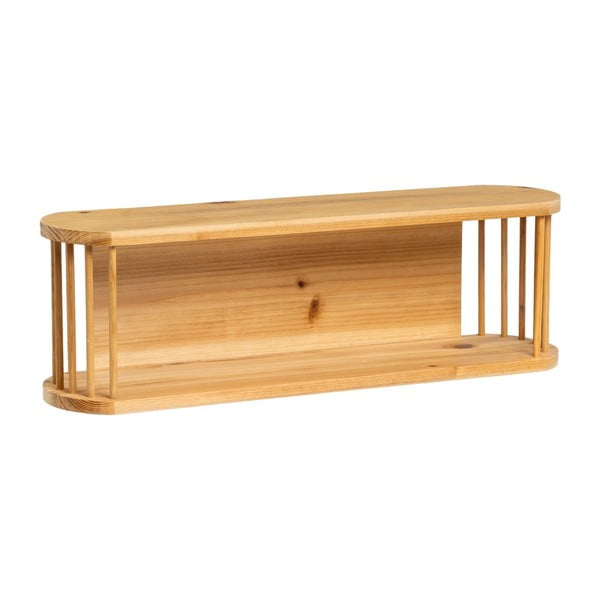 Dabīga toņa papeles masīvkoka sienas plaukts bildēm 60 cm Aspen – Casa Selección-image-2