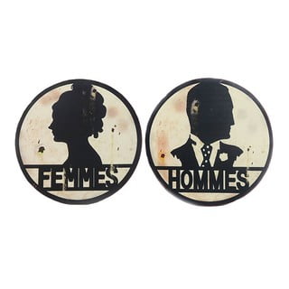 Antic Line Femmes/Hommes tualetes zīmes