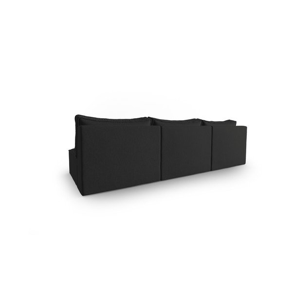 Melns dīvāns 240 cm Mike – Micadoni Home-image-2