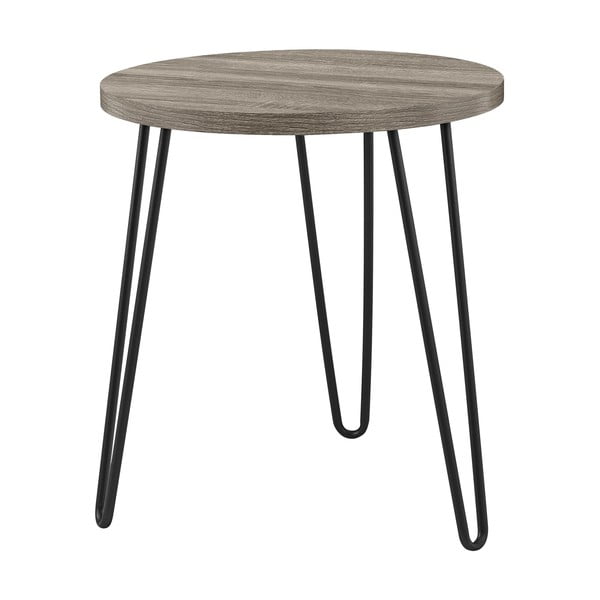 Brūni pelēks sānu galdiņš Støraa Owen, ø 50 cm-image-2