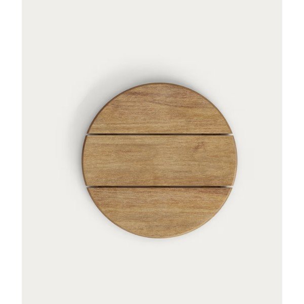 Melns/dabīga toņa apaļš žurnālgaldiņš ar akācijas koka galda virsmu ø 43 cm Saura – Kave Home-image-3