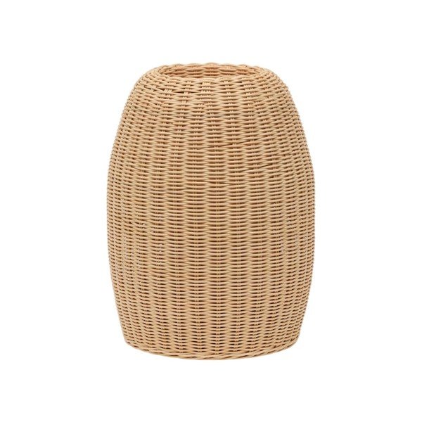 Dabīga toņa rotangpalmas vāze (augstums 40 cm) Zilna – Kave Home
