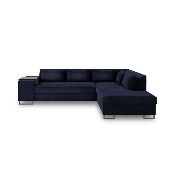 Cosmopolitan Design San Diego tumši zils dīvāns, labais stūris