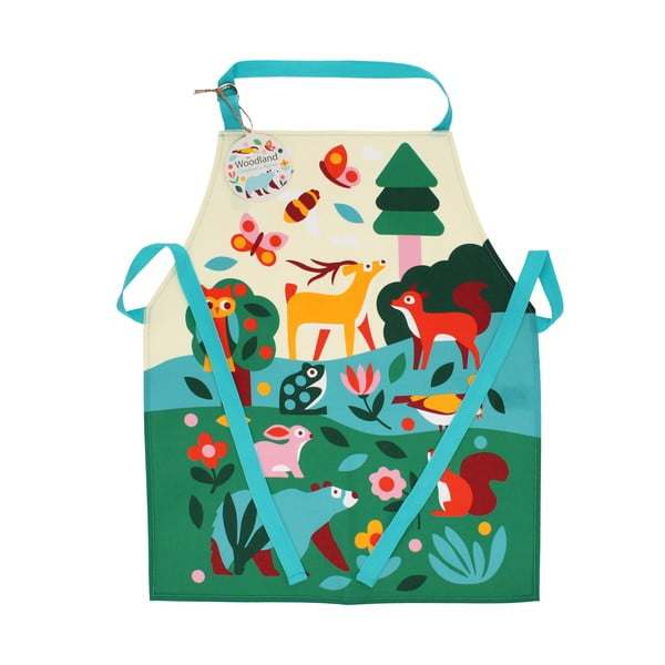 Kokvilnas bērnu priekšauts Woodland – Rex London-image-3