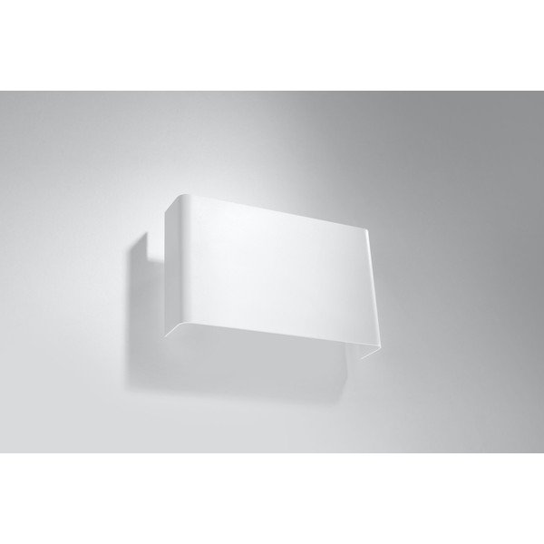 Balta sienas lampa Sollux Cuberta-image-1