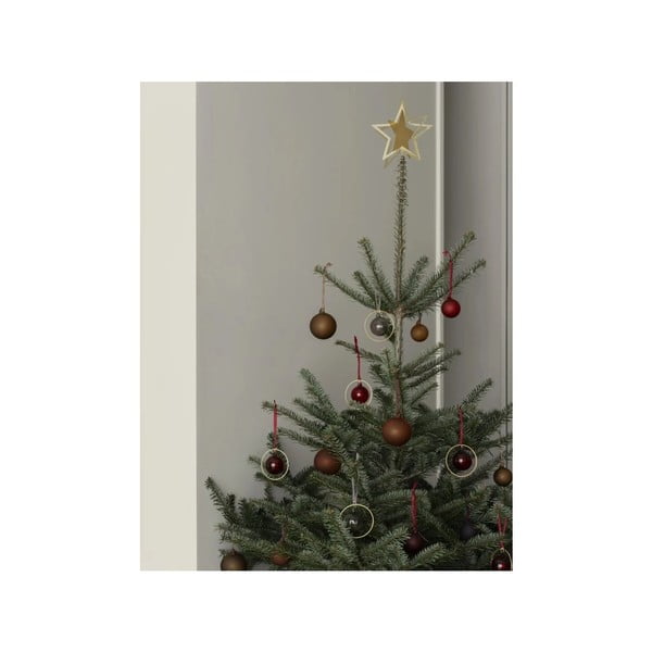 Stikla pūstas Ziemassvētku eglītes bumbiņas (4 gab.) ø 7 cm Juhla – Blomus-image-1