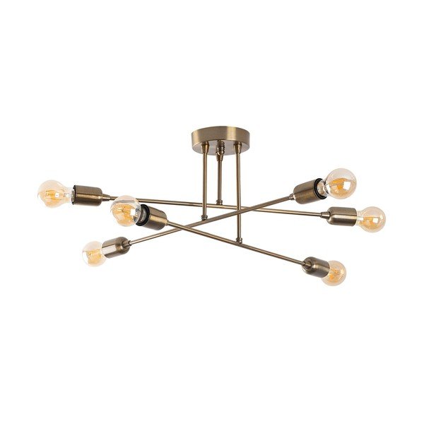 Zelta krāsas griestu lampa Fleur – Opviq lights