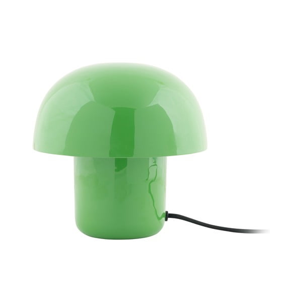Zaļa galda lampa ar metāla abažūru (augstums 20 cm) Fat Mushroom – Leitmotiv