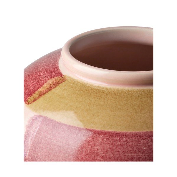 Rozā keramikas vāze ø 21,5 cm Canvas – Kähler Design-image-4