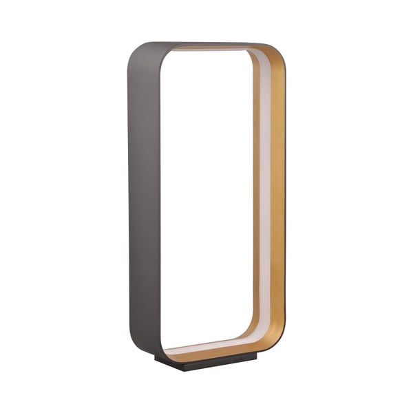 Melna LED galda lampa ar balss vadību/ar mobilās lietotnes vadību un metāla abažūru (augstums 61 cm) Cizione – CINQUE-image-2