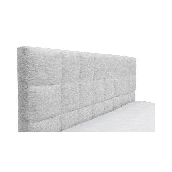 Gaiši pelēka divguļamā gulta Mazzini Beds Dream, 180 x 200 cm-image-2