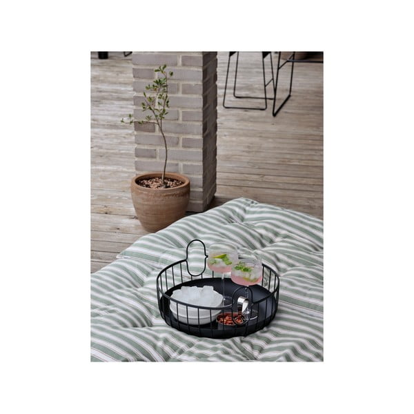 Stiepļu metāla uzglabāšanas grozs ø 38x18 cm Inu – Zone-image-1