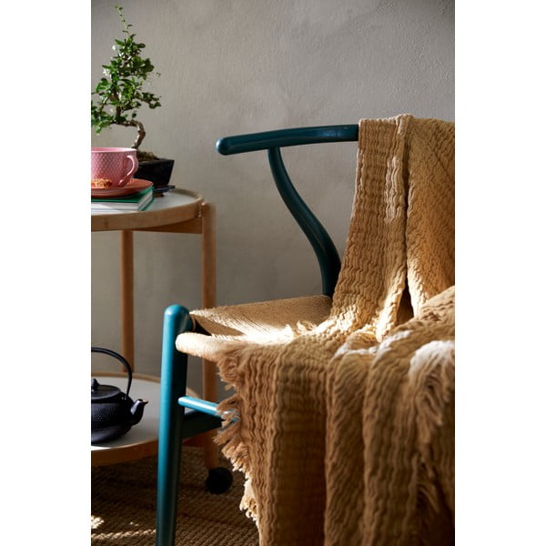 Bēšs gultas pārklājs divguļamai gultai 240x260 cm Reloved – JUNA-image-1