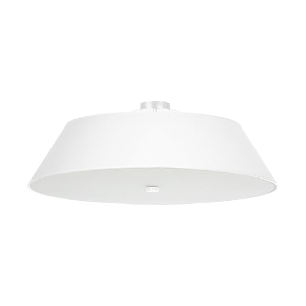 Balta griestu lampa ar auduma abažūru ø 70 cm Hektor – Nice Lamps