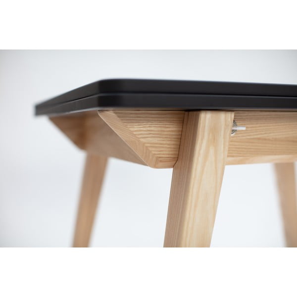 Izvelkams ēdamgalds ar melnu virsmu 65x90 cm Envelope - Ragaba-image-1