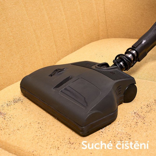 Četrvietīga dīvāna ar auduma polsterējumu tīrīšana, ķīmiskā tīrīšana-image-2