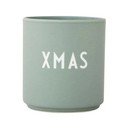 Zaļa porcelāna imitācijas krūze Design Letters Favourite, 0,25 l