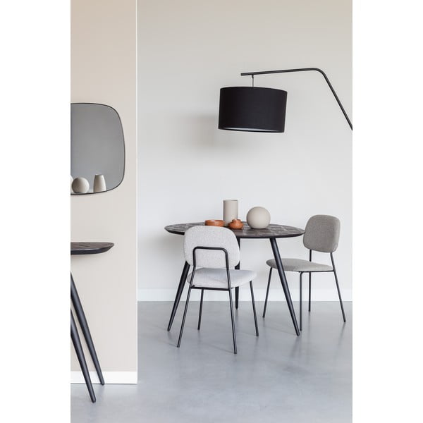 Tīkkoka masīvkoka apaļš ēdamgalds 76x111 cm Webster – White Label-image-1