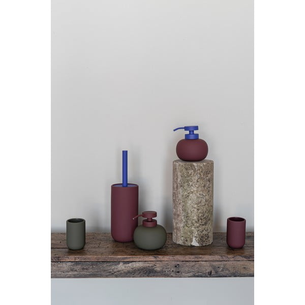Tumši violets keramikas trauks zobu birstei Lotus Play – Mette Ditmer Denmark-image-1