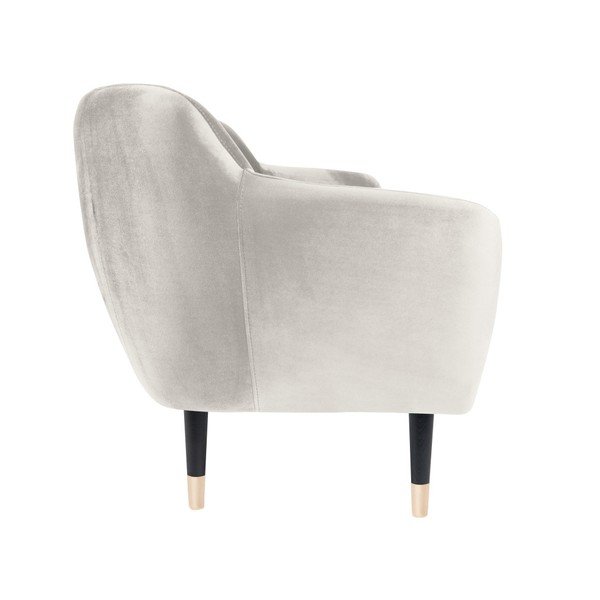 Krēmkrāsas dīvāns ar melnām kājām Mazzini Sofas Benito, 158 cm-image-3
