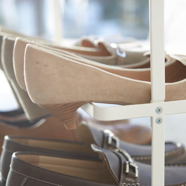 Balts metāla apavu statīvs Tower – YAMAZAKI-image-3