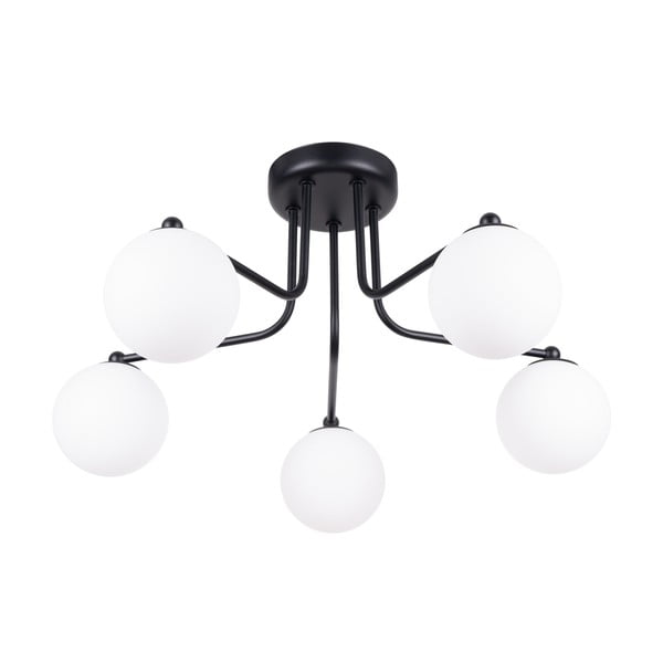 Melnbalta griestu lampa Beam – Nice Lamps