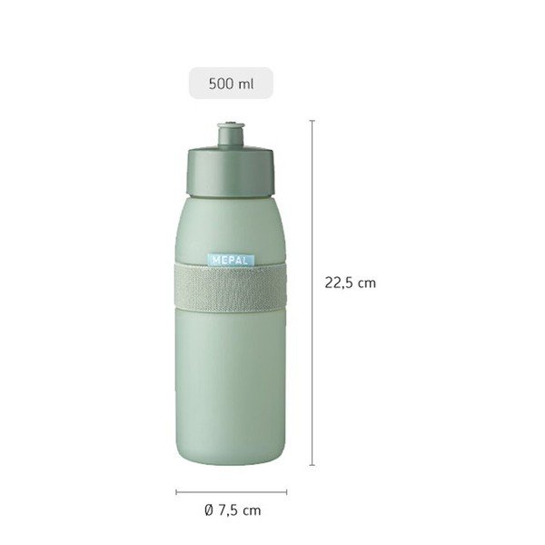 Melna plastmasas pudele 500 ml Ellipse – Mepal-image-4