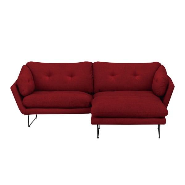 Sarkans dīvāna un pufa komplekts Windsor & Co Sofas Comet