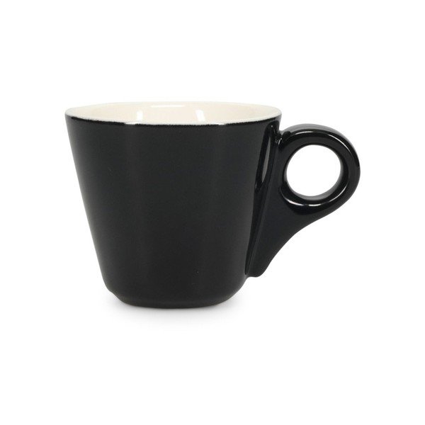 Melna espreso porcelāna tasīte 80 ml Barista – BonBistro