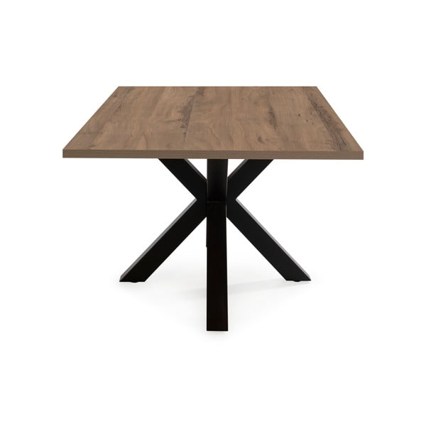 Ēdamgalds ar valrieksta koka imitācijas galda virsmu 100x180 cm Comba – Marckeric-image-2