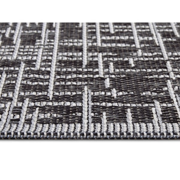 Tumši pelēks āra paklājs 63x120 cm Clyde Telu – Hanse Home-image-2