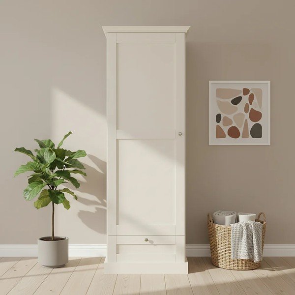 Bēšs matēts skapītis 60x180x35 cm Binz – Støraa-image-2
