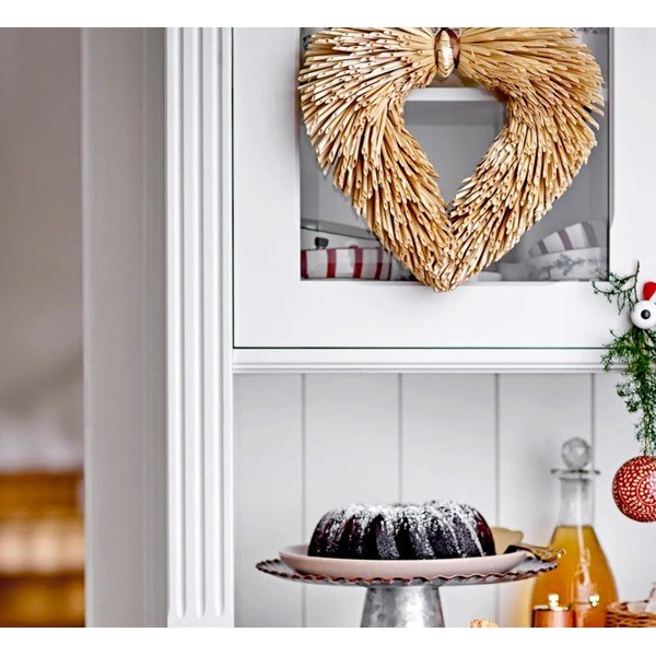 Baltas/zaļas māla bļodiņas ar Ziemassvētku motīvu (2 gab.) 500 ml Jolly – Bloomingville-image-1