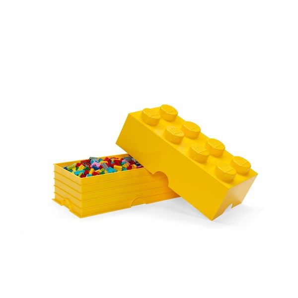 Tumši dzeltena glabāšanas kaste LEGO®-image-2
